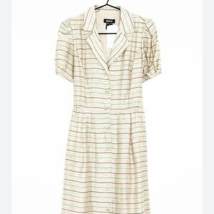 DKNY Linen Blend A-line dress. Size 6